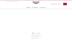 Desktop Screenshot of eucerin.co.uk