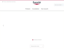 Tablet Screenshot of eucerin.co.uk