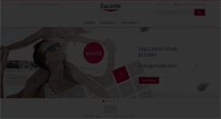 Desktop Screenshot of eucerin.cz