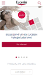 Mobile Screenshot of eucerin.cz