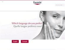 Tablet Screenshot of eucerin.ca